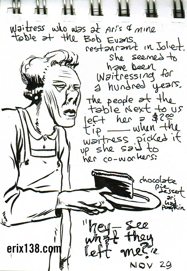 Jolet Illinois Bob Evans Restaurant Waitress
