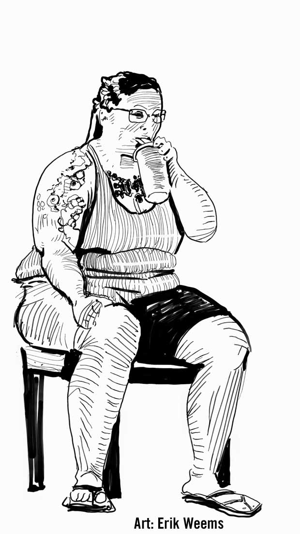 milkshake - Sketchbook Drawing Erik Weems