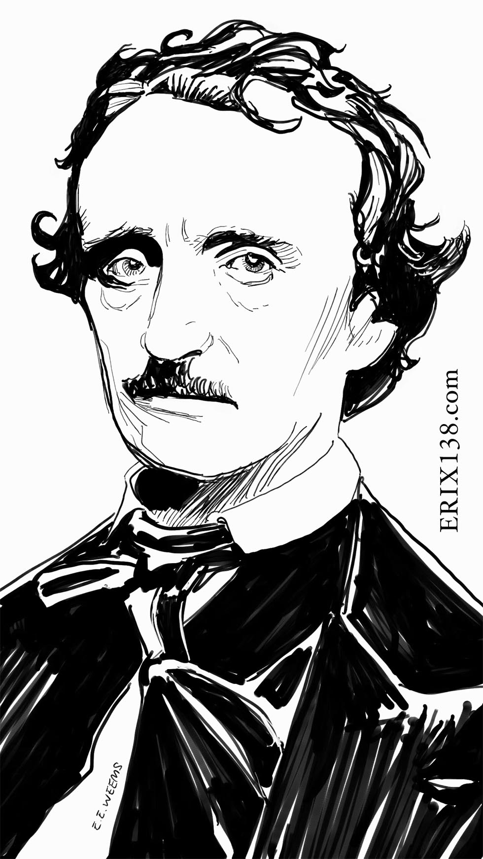 Edgar Allan Poe by Weems