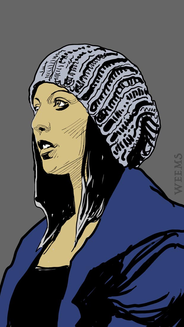 Girl with Knit Cap