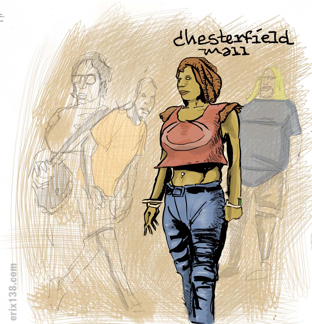 SB213 Chesterfield Mall People